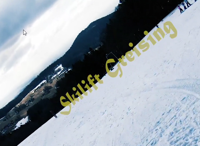 Skilift Greising: der Himmel auf Erden